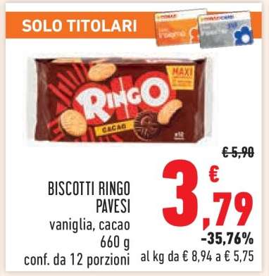 BISCOTTI RINGO PAVESI