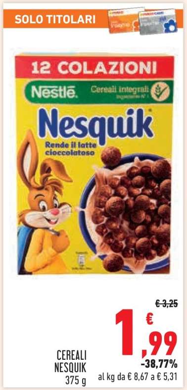 CEREALI NESQUIK