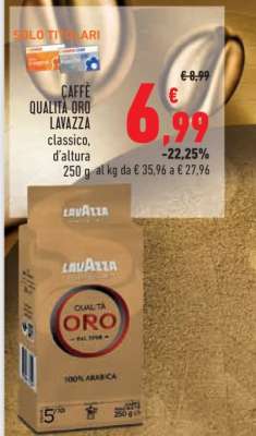 Caffè Qualità Oro Lavazza