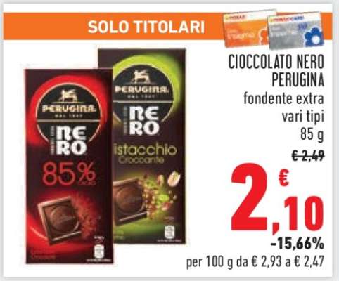 Cioccolato Nero Perugina