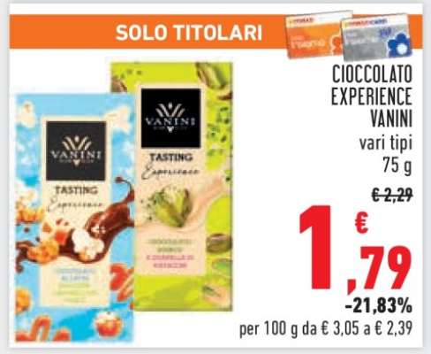 CIOCCOLATO EXPERIENCE VANINI
