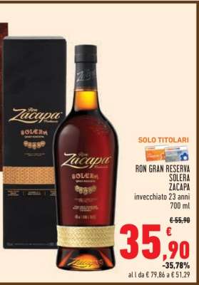Ron Gran Reserva Solera Zacapa