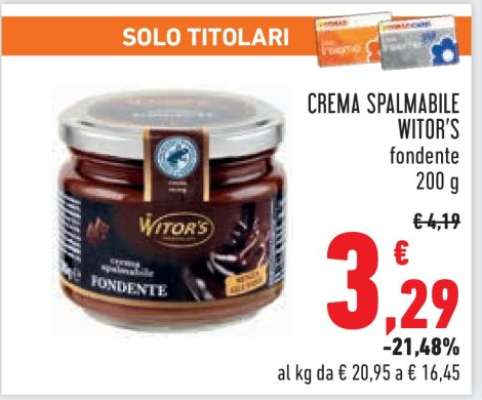 CREMA SPALMABILE WITOR’S