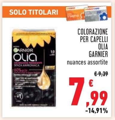 Colorazione per capelli Olia Garnier