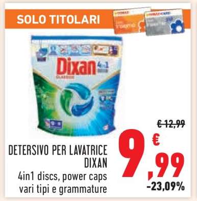 Detersivo per lavatrice Dixan