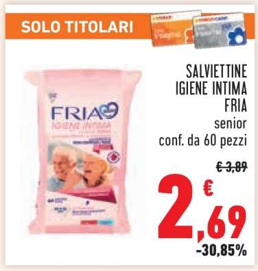 SALVIETTINE IGIENE INTIMA FRIA