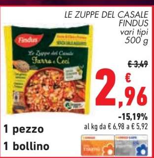 LE ZUPPE DEL CASALE FINDUS