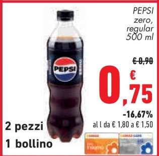 PEPSI zero, regular