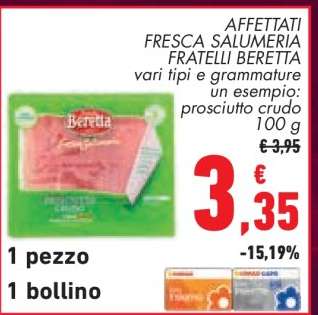 AFFETTATI FRESCA SALUMERIA FRATELLI BERETTA