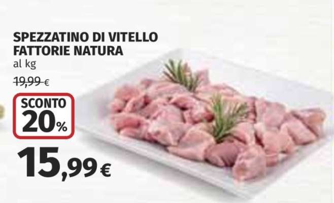Spezzatino di Vitello Fattorie Natura