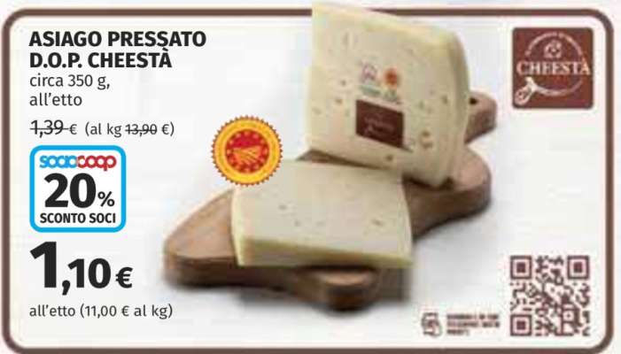 Asiago Pressato D.O.P. Cheestà
