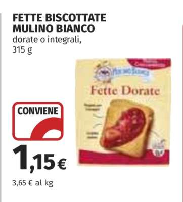 Fette Biscottate Mulino Bianco