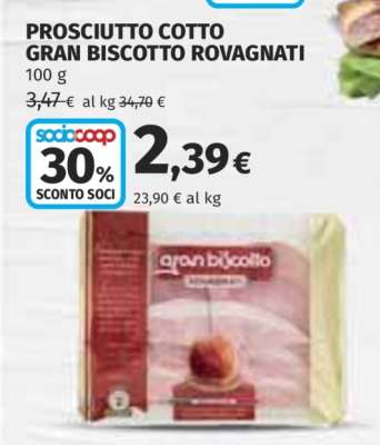 Prosciutto Cotto Gran Biscotto Rovagnati