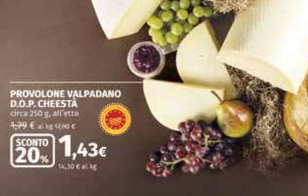 PROVOLONE VALPADANO D.O.P. CHEESTA