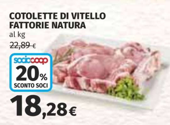 COTOLETTE DI VITELLO FATTORIE NATURA