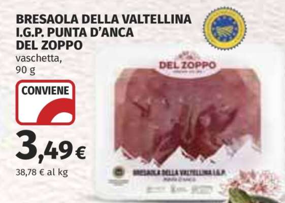 BRESAOLA DELLA VALTELLINA I.G.P. PUNTA D’ANCA DEL ZOPPO