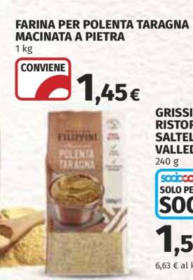 FARINA PER POLENTA TARAGNA MACINATA A PIETRA