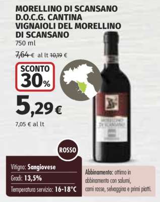 Morellino di Scansano D.O.C.G. Cantina Vignaioli del Morellino di Scansano