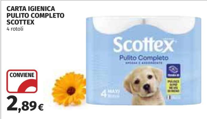 Carta Igienica Pulito Completo Scottex