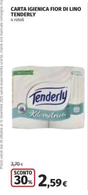 Carta Igienica Fior di Lino Tenderly