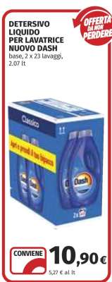 DETERSIVO LIQUIDO PER LAVATRICE NUOVO DASH