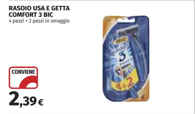 Rasoio Usa e Getta Comfort 3 BIC
