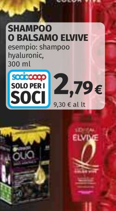 Shampoo o Balsamo Elvive