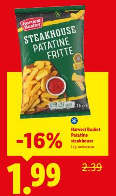 Harvest Basket Patatine Steakhouse