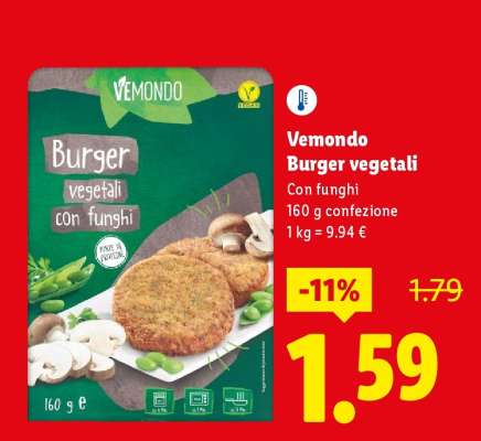 Vemondo Burger vegetali