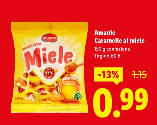 Amanie Caramelle al miele