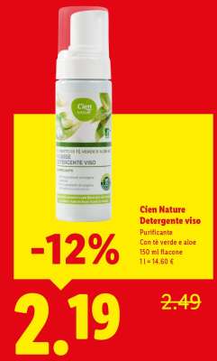 Cien Nature Detergente viso