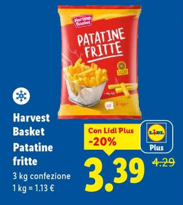 Harvest Basket Patatine fritte