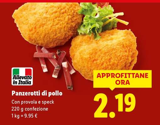 Panzerotti di pollo