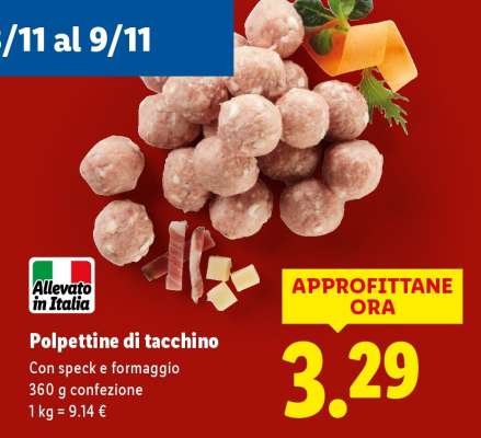 Polpettine di tacchino