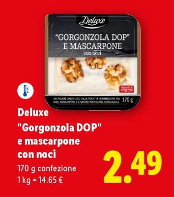 Deluxe Gorgonzola DOP e mascarpone con noci