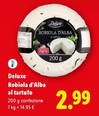 Deluxe Robiola d'Alba al tartufo