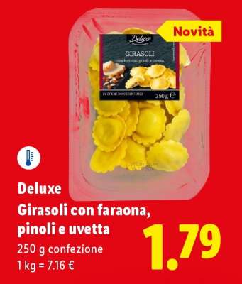 Deluxe Girasoli con faraona, pinoli e uvetta