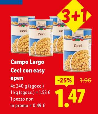 Campo Largo Ceci con easy open
