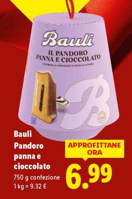 Bauli Pandoro panna e cioccolato