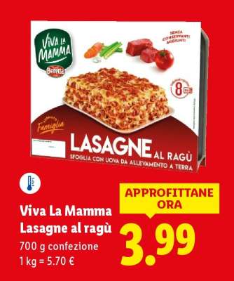 Viva la Mamma Lasagne al ragù