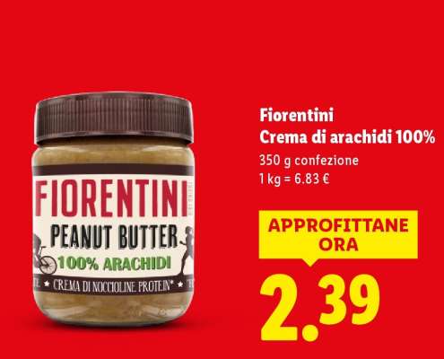 Fiorentini Crema di arachidi 100%