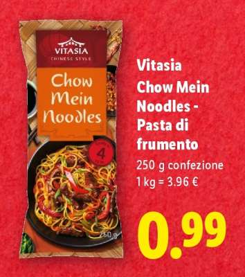 Vitasia Chow Mein Noodles - Pasta di frumento