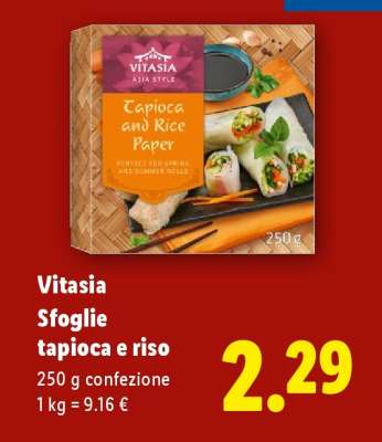Vitasia Sfoglie tapioca e riso