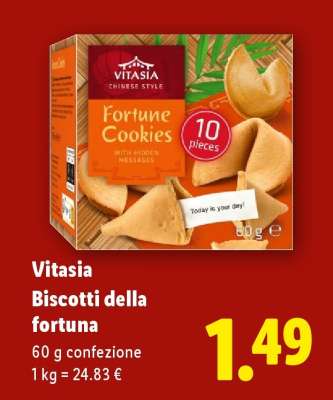 Vitasia Biscotti della fortuna