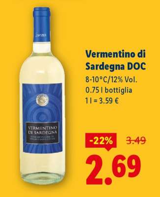 Vermentino di Sardegna DOC