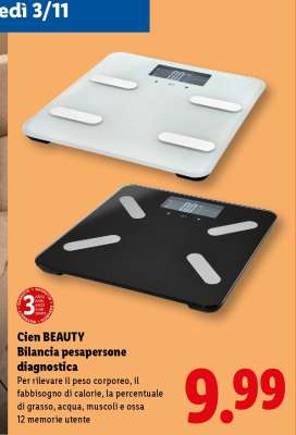 Cien BEAUTY Bilancia pesapersone diagnostica