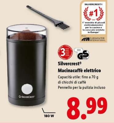 Silvercrest Macinacaffè elettrico