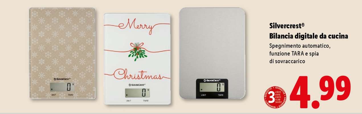 Silvercrest® Bilancia digitale da cucina