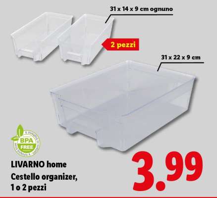 LIVARNO home Cestello organizer, 1 o 2 pezzi