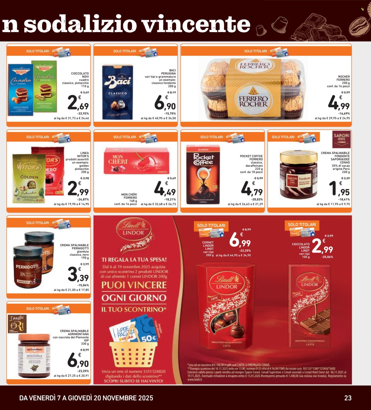 Volantino Spazio Conad - 7/11/2025 - 20/11/2025. Pagina 23